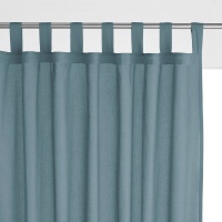 Занавеска Из 100 хлопка Scenario 260 x 135 см синий LA REDOUTE INTERIEURS  фото, kupilegko.ru